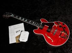 Gibson Custom Shop Demo Mod Collection CS-356 Figured Top Gold Bigsby B-5 with "Custom Made" plate w/ Ebony Fingerboard Gloss "MOD" : Faded Cherry_3