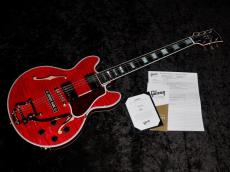 Gibson Custom Shop Demo Mod Collection CS-356 Figured Top Gold Bigsby B-5 with "Custom Made" plate w/ Ebony Fingerboard Gloss "MOD" : Faded Cherry_6