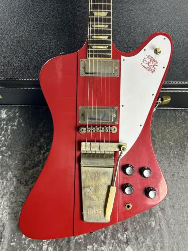 Gibson Murphy.Lab 1963 Firebird V w/ Maestro Vibrola Ultra Light Aged Ember Red [#407703][3.86kg]
