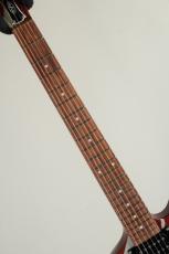 EVH Striped Series Shark Pau Ferro Fingerboard Burgundy with Silver Stripes 2021_5