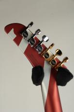 EVH Striped Series Shark Pau Ferro Fingerboard Burgundy with Silver Stripes 2021_8