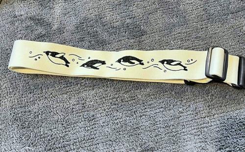 TENDER STRAP TS-2 AC 空飛ぶペンギン【ギターストラップ】【刺繍ストラップ】