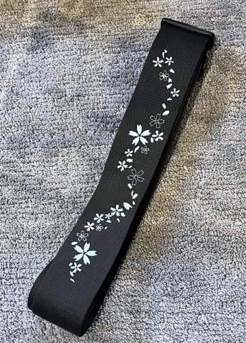 TENDER STRAP TS-2 AC 雪桜【ギターストラップ】【刺繍ストラップ】