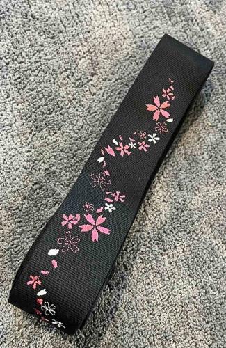 TENDER STRAP TS-2 AC 紅桜【ギターストラップ】【刺繍ストラップ】