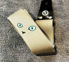 TENDER STRAP TS-2 AC ロシアンブルー【ギターストラップ】【刺繍ストラップ】