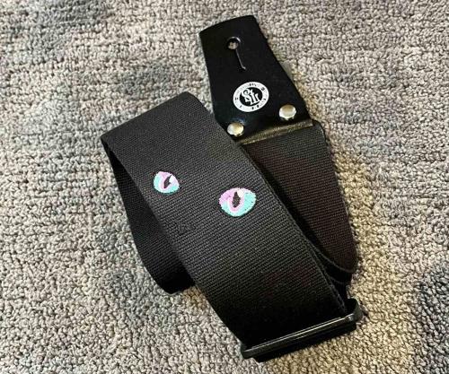 TENDER STRAP TS-2 AC ねこ フローライト【ギターストラップ】【刺繍ストラップ】