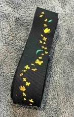 TENDER STRAP TS-2 AC キンモクセイ(ブラック)【ギターストラップ】【刺繍ストラップ】