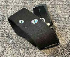 TENDER STRAP TS-2 AC ねこトルマリン(10月)【ギターストラップ】【刺繍ストラップ】