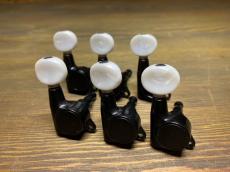 GOTOH Jake E Lee GOTOH 05P1 - L6 - Black/Jake.E.Leeタイプ/ギターペグ/ブラック ホワイト ツマミ 05P1/全国一律送料無料