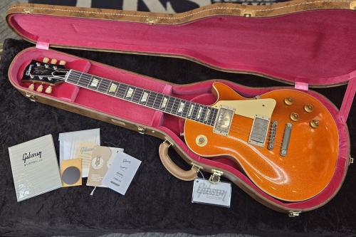 Gibson Murphy Lab 1957 Les Paul Standard Ultra Light Aged / Orange Sparkle  [#75940][4.01kg]