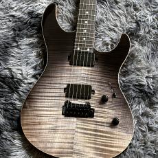 Black Smoker Futura-S HH Stem Wave Black 4A Flame Maple Top,Fiji Mahogany Back【国産ハイエンド】【2025年製】