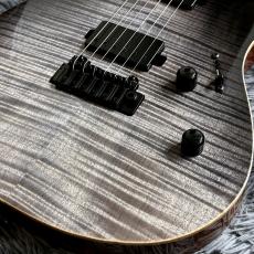 Black Smoker Futura-S HH Stem Wave Black 4A Flame Maple Top,Fiji Mahogany Back【国産ハイエンド】【2025年製】_3