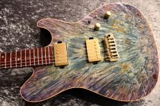 Sugi 【歳末BIGセール】CTM Order DS496C BM-EX/HM/F-Maho Whistling Thrush Blue #S240118 【ココボロ指板】_5