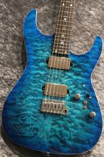 Red House 【極上キルト】CTM Seeker S 2H 5A Quilt Top Ash/Rosewood Bora Bora Blue Burst【現地選定材】