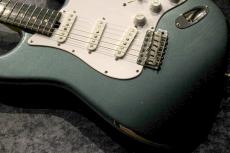 Red House 【担当激推し】Kurosawa LTD Vintage PU General S /3S Alder/Rosewood Sherwood Green Medium Aged_4