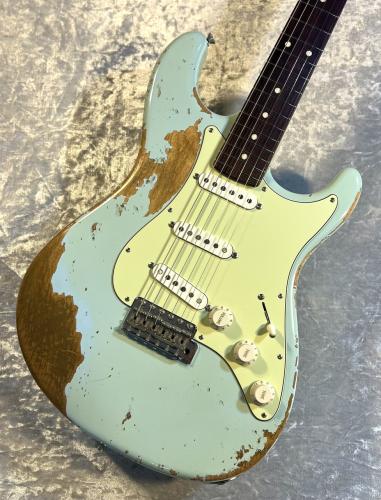 Sugi Kurosawa Limited Stargazer SSS Alder/Vintage Rosewood FB/Sonic Blue Aged 【3.45kg】