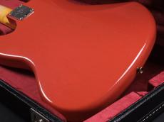 Fender Custom Shop 1963 Jazz Bass Journeyman Relic Aged Fiesta Red / Matching Head_15