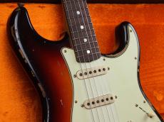 Fender Custom Shop Michael Landau Signature 1968 Stratocaster Round-Laminated Rosewood ~Bleached 3-Color Sunburst~_4