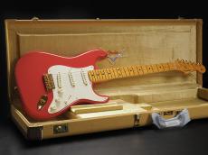 Fender Custom Shop 2024 Limited Edition 1959 Stratocaster Maple Fingerboard Gold Hardware NOS ~Fiesta Red~_2