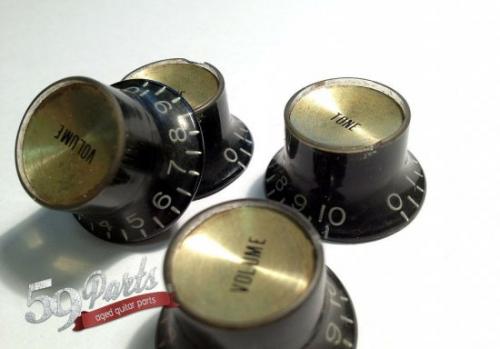 59PARTS  Gibson Top Hat Reflector Knobs/ノブ/ビンテージパーツ/全国一律送料無料