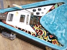 Epiphone Inspired By Gibson Custom Jimi Hendrix "Love Drops" Flying V_3