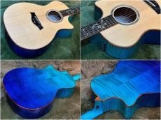 Taylor 【Taylor歳末セール‼】Custom GA Flame Maple/Premium Sitka Spruce -Carribean Fade- #1205244116_10
