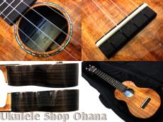 KIDA UkuleleWorks ソプラノロングネック ハワイアンコア/インディアンローズウッド #148_4