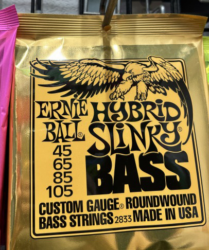 ERNIE BALL 【即納可】Hybrid Slinky Nickel Wound Electric Bass Strings 45-105[2833]【G-CLUB渋谷web】