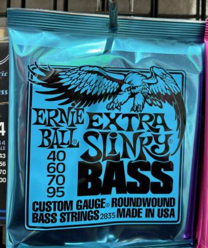 ERNIE BALL 【即納可】Extra Slinky Nickel Wound Electric Bass Strings 40-95[2835]【G-CLUB渋谷web】