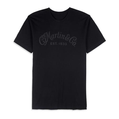 Martin Tone on Tone Black T-shirt Sサイズ 18CM0215S【マーチンロゴ入りTシャツ】