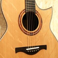 Pellerin Guitars(Michel Pellerin) Grand Auditorium Cutaway  Manzer wedge Bearclaw Sitka Spruce/Cocobolo_4
