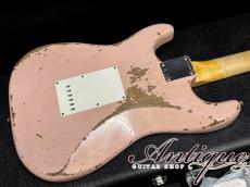 Fender Custom Shop LTD Series 1962 Stratocaster HSS 2021 Shell Pink Heavy Relic w/HW-PU & Black RWFB "Dead Stock Mint"_5