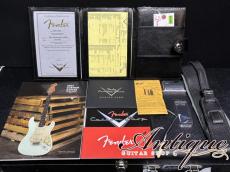 Fender Custom Shop LTD Series 1962 Stratocaster HSS 2021 Shell Pink Heavy Relic w/HW-PU & Black RWFB "Dead Stock Mint"_11