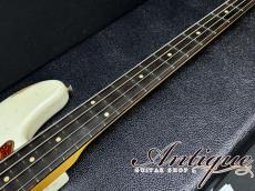 Fender Custom Shop 1960 Jazz Bass 2020 Olympic White Heavy Relic /C-Stack Knob w/HW-PU & Dark RW-FB "Dead Stock Mint"_8