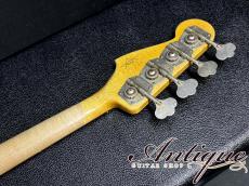 Fender Custom Shop 1960 Jazz Bass 2020 Olympic White Heavy Relic /C-Stack Knob w/HW-PU & Dark RW-FB "Dead Stock Mint"_9