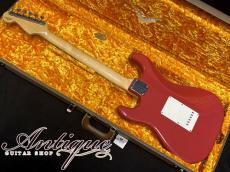 Fender Custom Shop TBC 1960 Stratocaster 2017 Fiesta Red NOS w/Solid Black Rosewood Slab Laminateed FB EX++ "Killer Deep Sound"_3