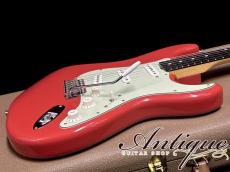 Fender Custom Shop TBC 1960 Stratocaster 2017 Fiesta Red NOS w/Solid Black Rosewood Slab Laminateed FB EX++ "Killer Deep Sound"_6