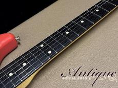 Fender Custom Shop TBC 1960 Stratocaster 2017 Fiesta Red NOS w/Solid Black Rosewood Slab Laminateed FB EX++ "Killer Deep Sound"_8