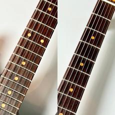 Fender Custom Shop  1960 Stratocaster  Heavy Relic Aged Black/Olympic White [ 3.56kg] #CZ588262_4