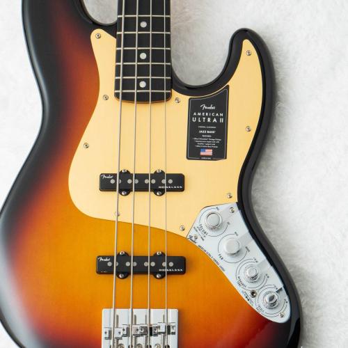 Fender American Ultra II Jazz Bass Ebony Fingerboard Ultraburst【4.15kg】【ギグバッグプレゼント】【町田店】