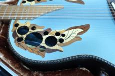 Ovation Super Adamas 1687-8 / Blue・Deep Bowl・Non Cutaway・Double Adamas Epaulet・Clear guard・Graphite Top・Lyrachord Side and Back・Wood knob・Mono and Stereo out 【With Original Brown Case】 1984年製_10