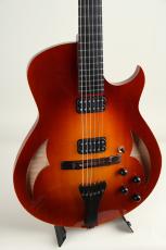 Marchione Guitars Semi-Hollow Rosewood Bridge and Ebony Tailpiece Spruce Top&Figured Maple Back_3