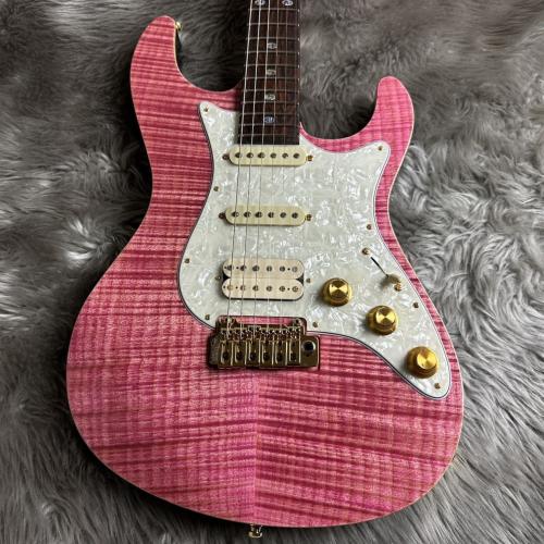 FREEDOM CUSTOM GUITAR RESEARCH Hydra 22F 2Point Premium Grade flame Maple Top / SAKURA【現物画像】【ハカランダ】