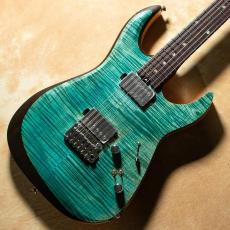 infinite Trad Fullsize Dinky ST Lami Flame Maple Top/Wenge Neck Denim Blue_2