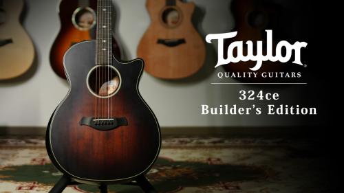 Taylor Builder's Edition 324ce 2020 【Taylor公認 リペアマン在籍店】