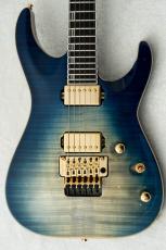 Edwards E-HORIZON-CTM 50TH -Black Aqua Burst C / Blue Pearl Back-_3