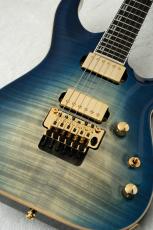Edwards E-HORIZON-CTM 50TH -Black Aqua Burst C / Blue Pearl Back-_4