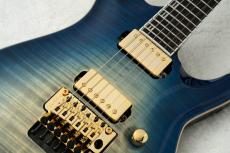 Edwards E-HORIZON-CTM 50TH -Black Aqua Burst C / Blue Pearl Back-_5
