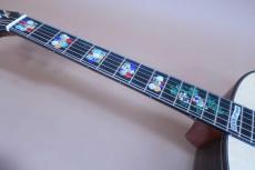 Terry's Terry Premium Terry PTJ-100 MS GRAPE 50th Anniversary Model  / Grape Inlay・Spruce Top・Indian Honduras Rosewood Side and Back・Mahogany 1P NeckTortoise Color Pick guard・With Fishman Ellipse Matrix Blend  Pick_8