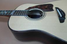 Terry's Terry Premium Terry PTJ-100 MS GRAPE 50th Anniversary Model  / Grape Inlay・Spruce Top・Indian Honduras Rosewood Side and Back・Mahogany 1P NeckTortoise Color Pick guard・With Fishman Ellipse Matrix Blend  Pick_12